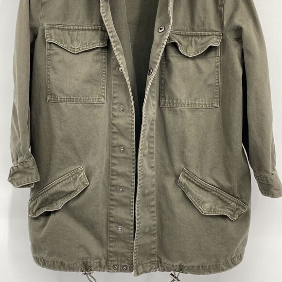 Who What Wear Army Green Utility Jacket Medium - Picture 7 of 9
